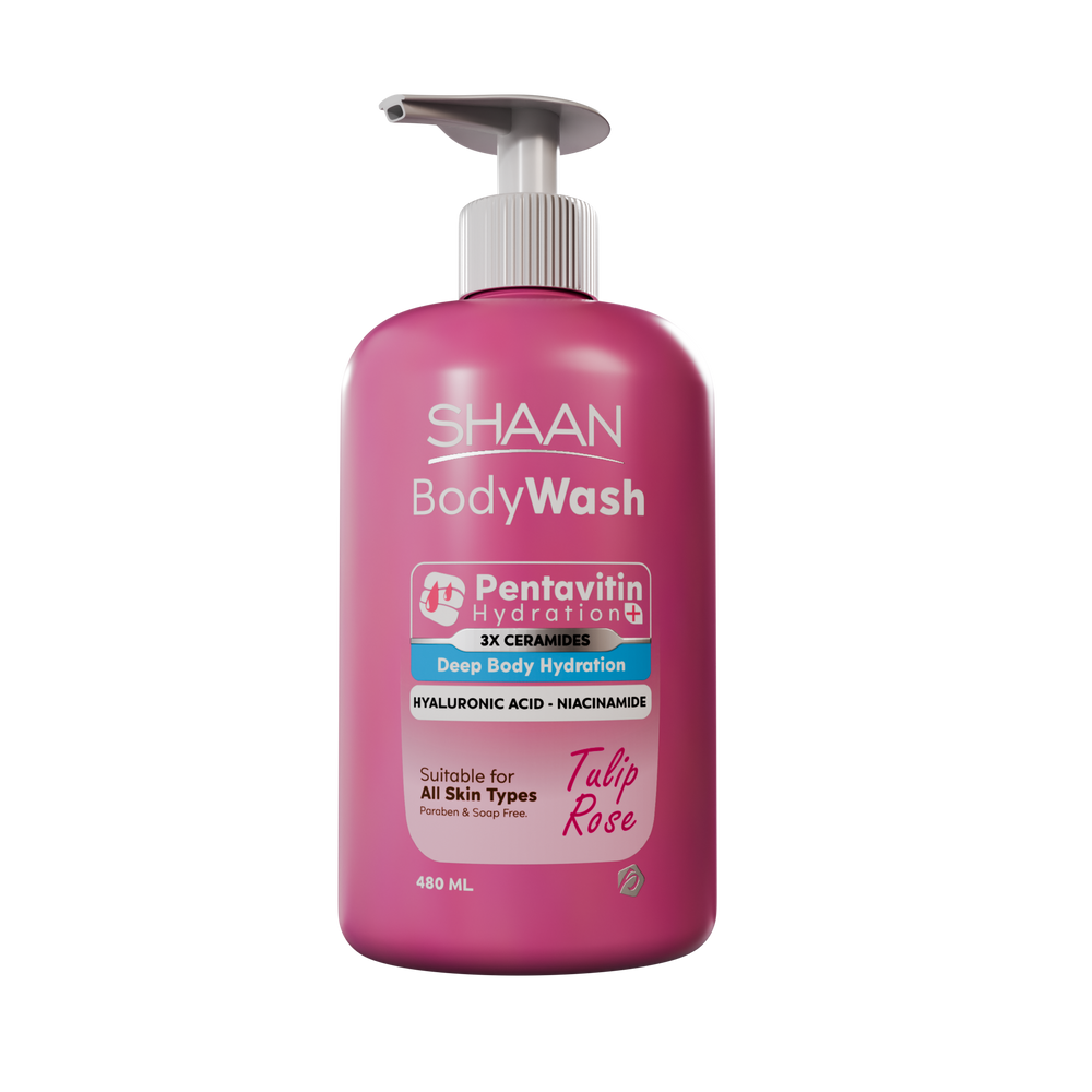 Shaan Body Wash Rose Tulip Scent 480ml