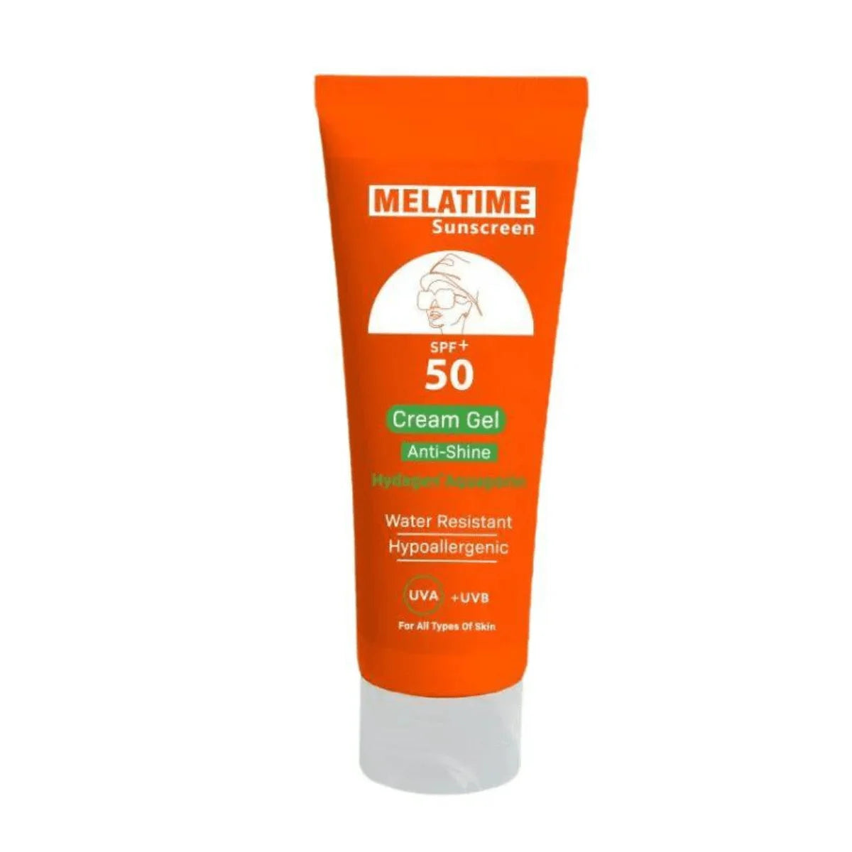 Melatime Sunscreen Cream Gel SPF +50 120ml