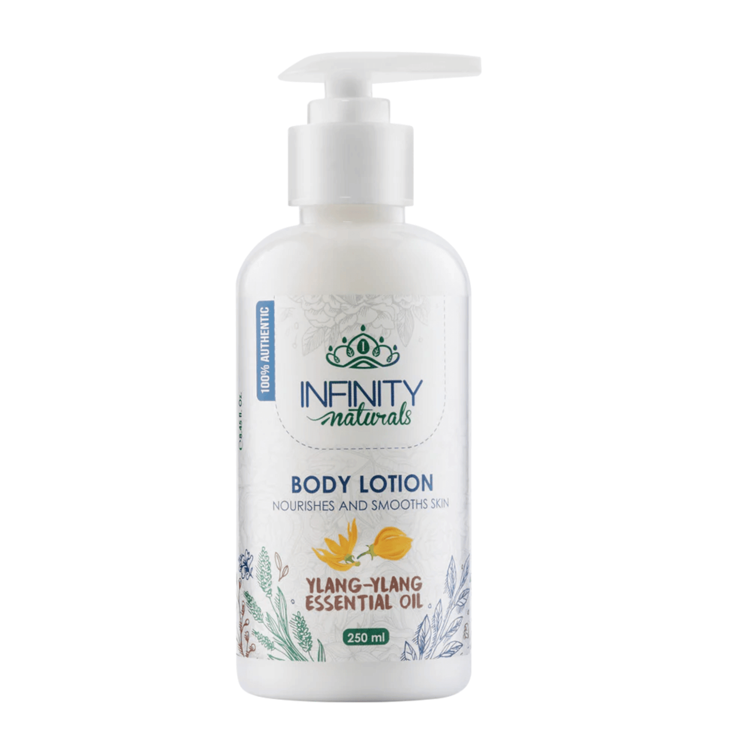 Infinity Natural Body Moisturizing Lotion with Ylang Ylang Oil 250gm