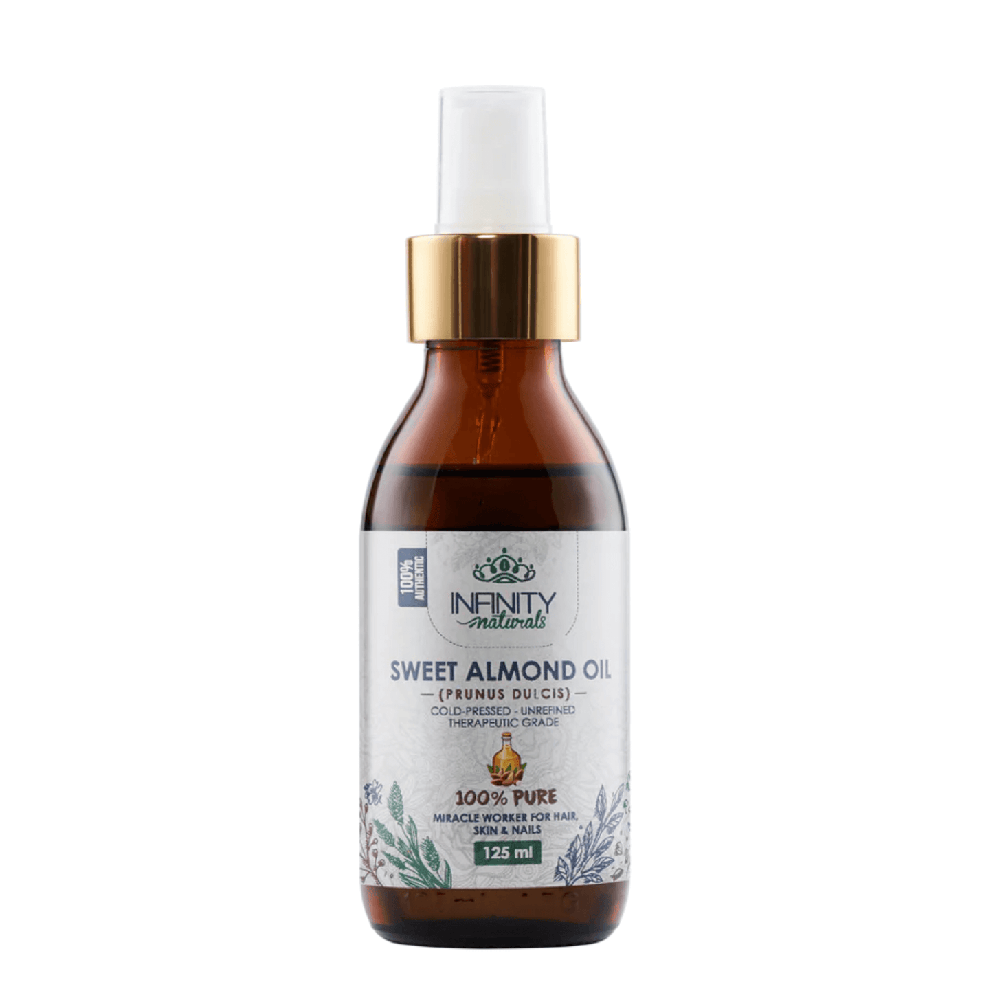Infinity Natural Pure Sweet Almond Oil 125 ml