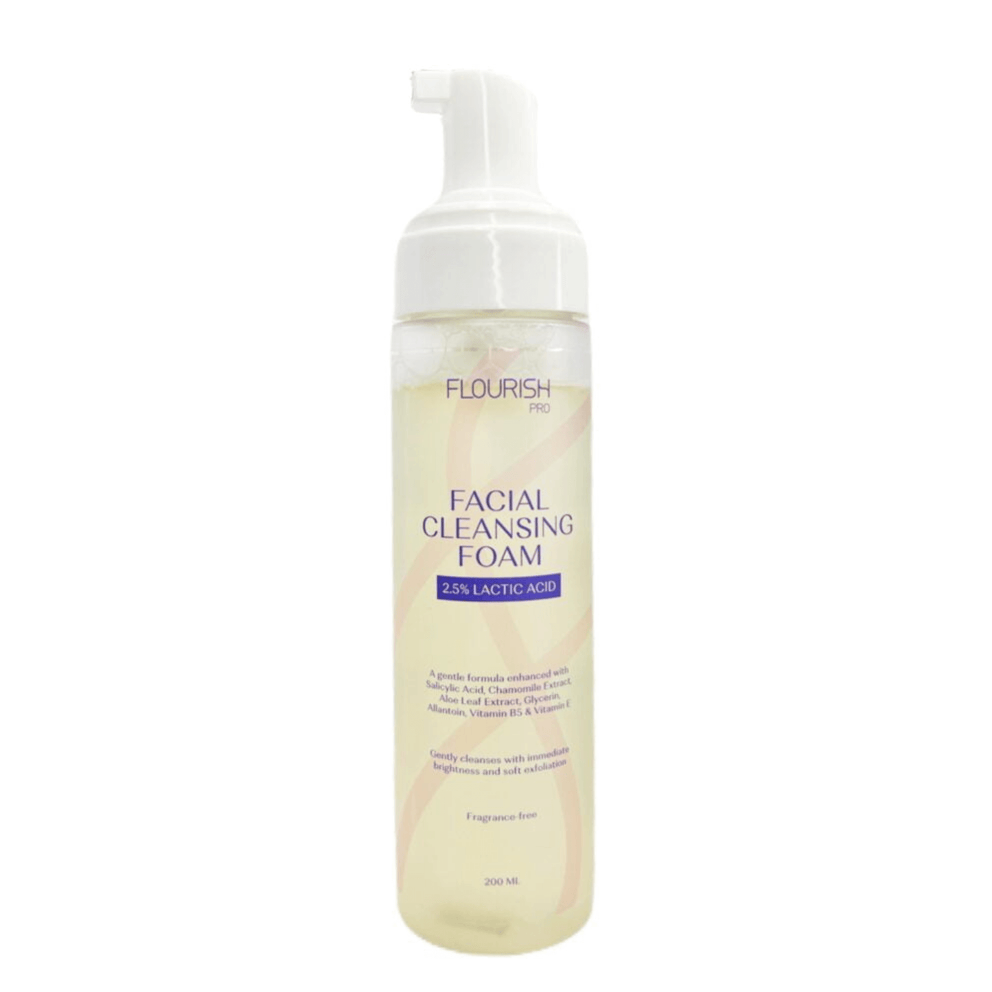 Flourish Lactic Acid Foaming Face Wash 200 ml