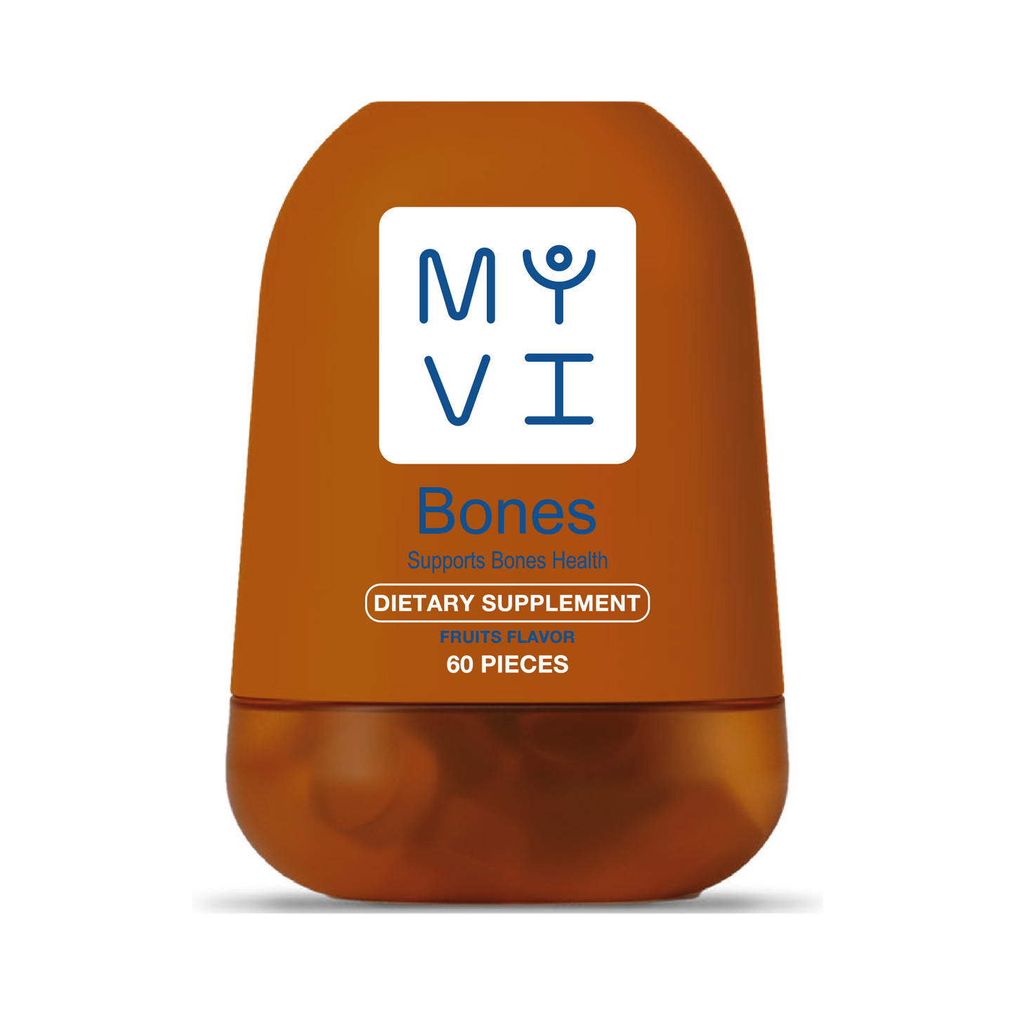 Mayvie - Bone Strengthening Supplement with Fruit Flavor - 60 Pieces
