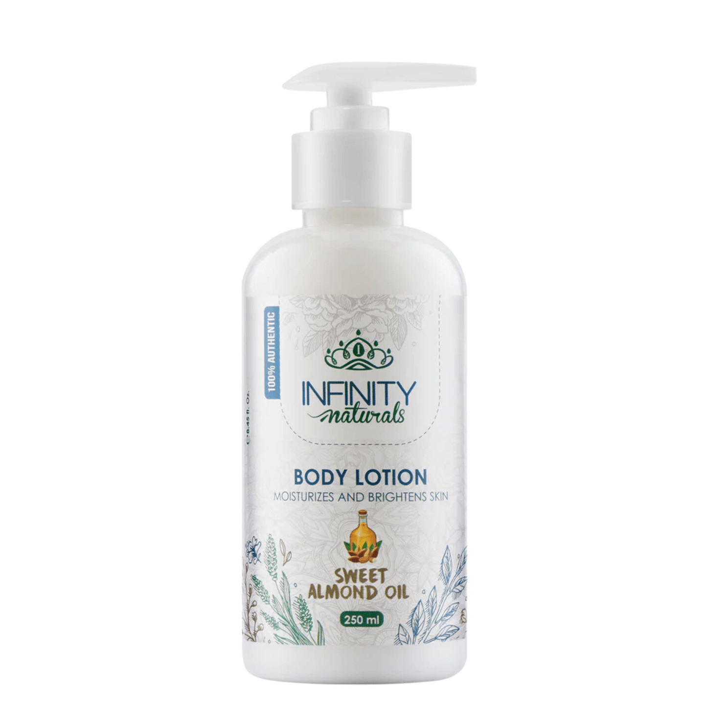 Infinity Natural Body Lotion with Sweet Almond, 250gm