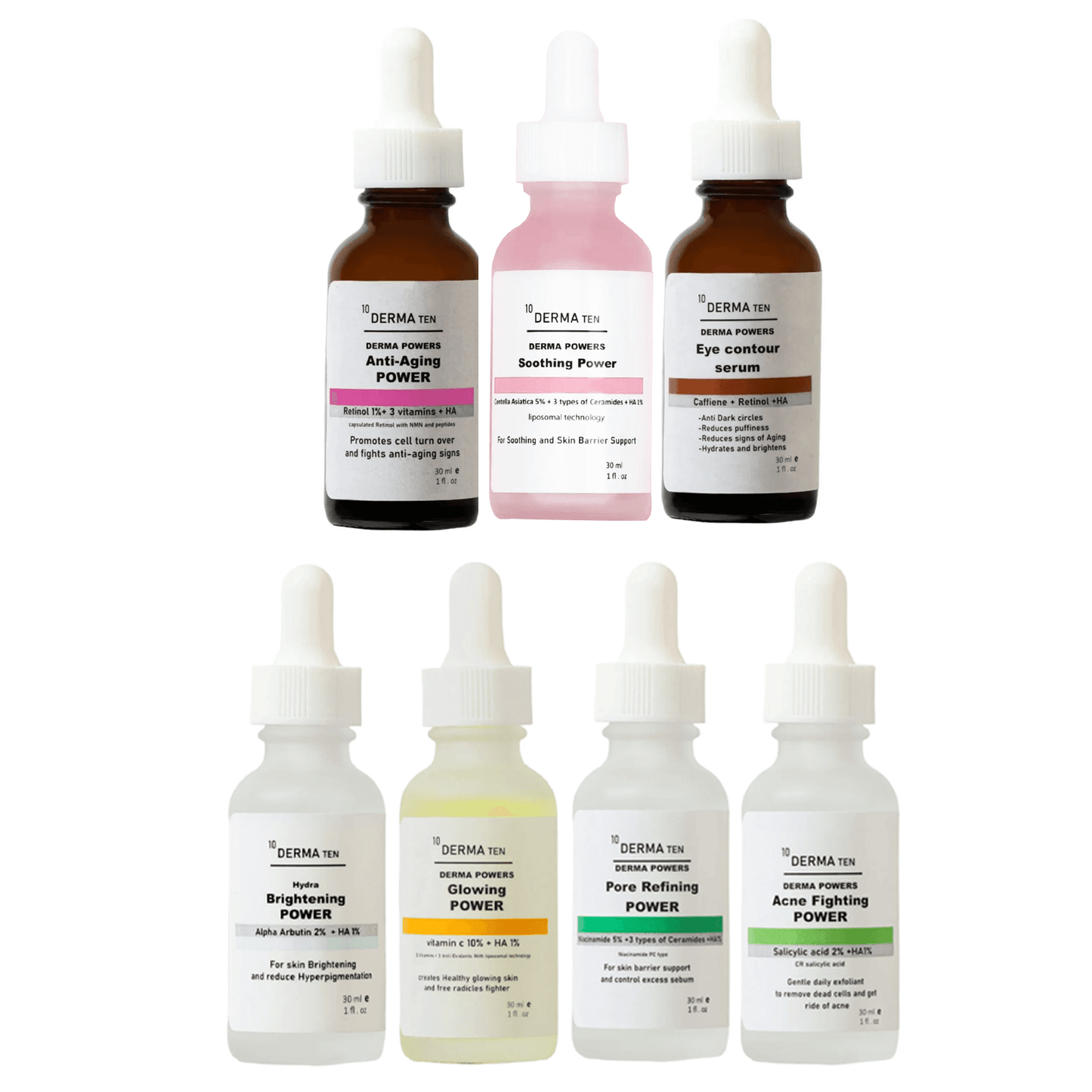 Derma 10 serum bundle