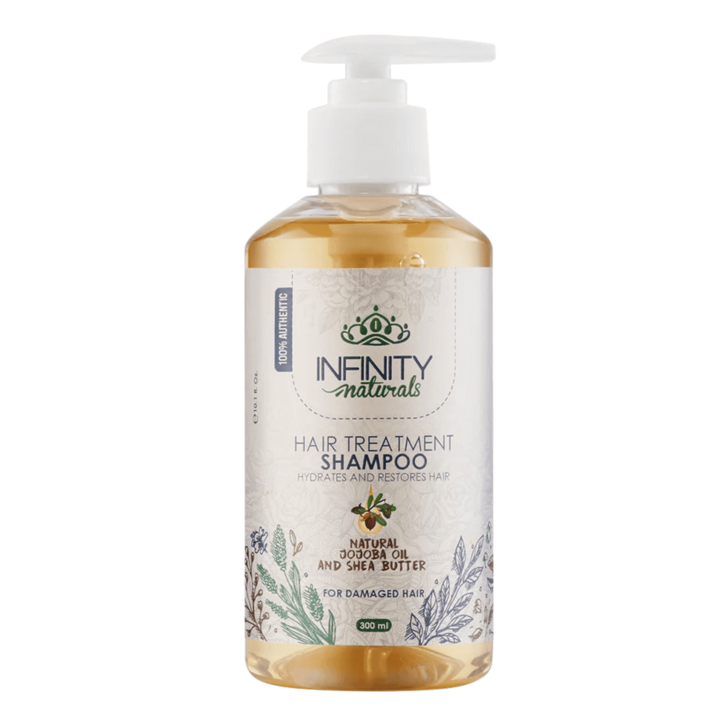 انفنيتي ناتشورال شامبو الشعر التالف بالشيا و الجوجويا 300 مل