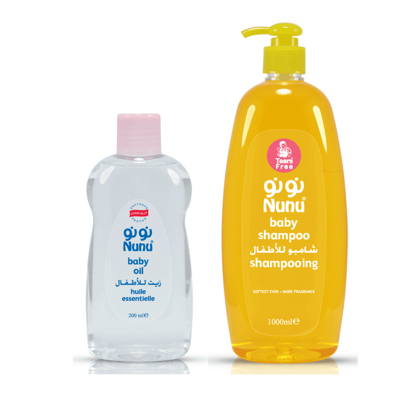 Nunu Baby Shampoo 1 Liter + Oil 200ml