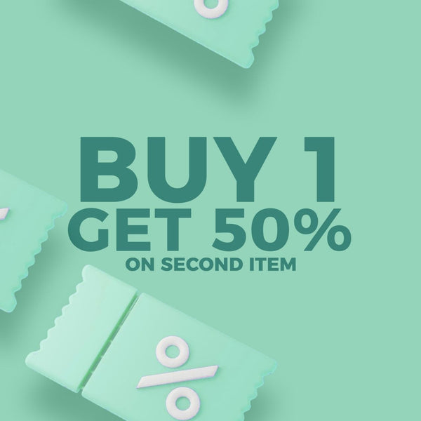 Buy 1 Get 50%OFF