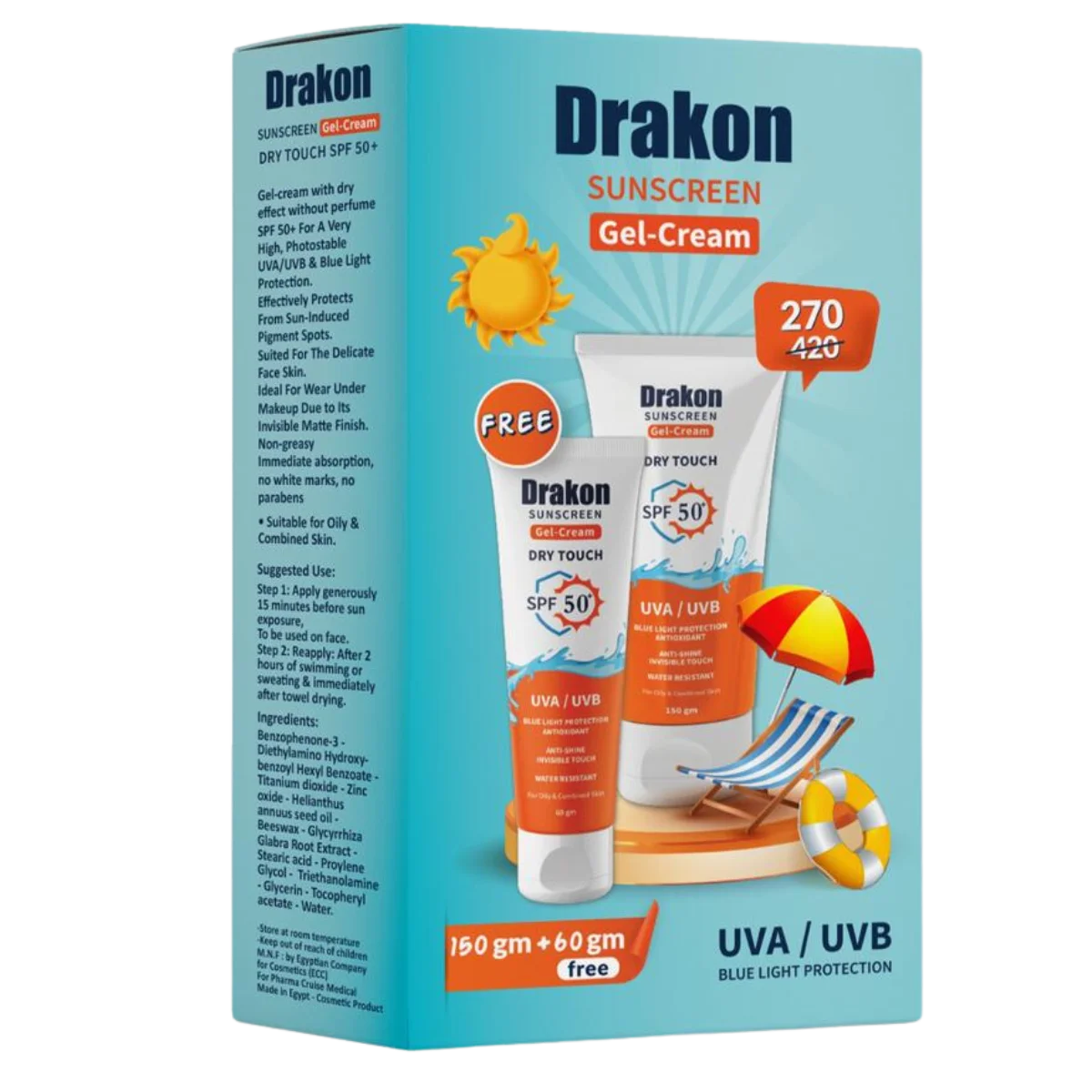 Dracon Sunscreen 150 + 60 g