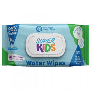 Super Kids Wet Wipes 72 Wipes