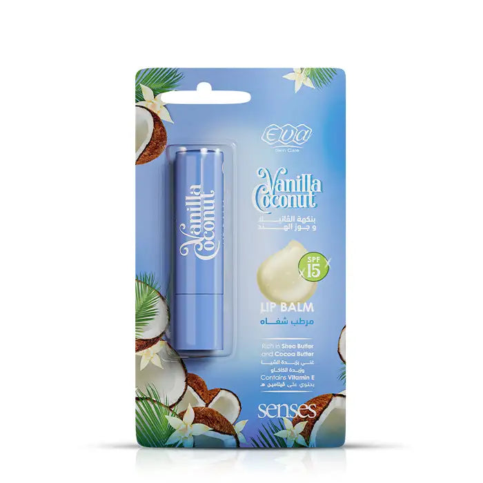Eva Skin Care Senses Lip Balm with Vanilla & Coconut 4gm