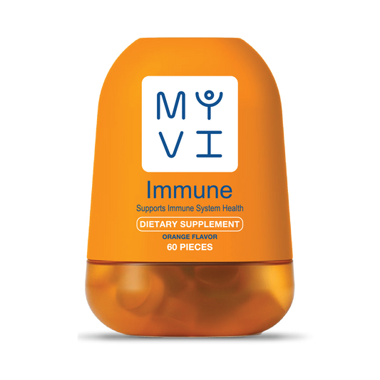 Mayvi Immunity Booster Dietary Supplement Orange Flavored 60 Count