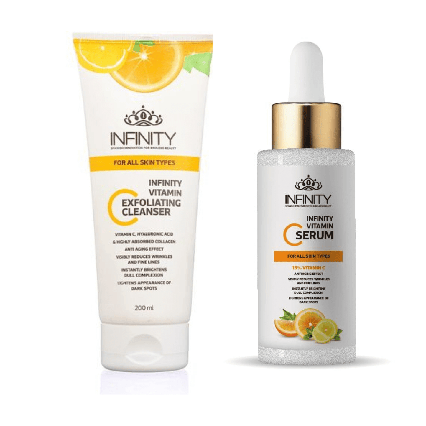Infinity Vitamin C Serum + Vitamin C Cleanser