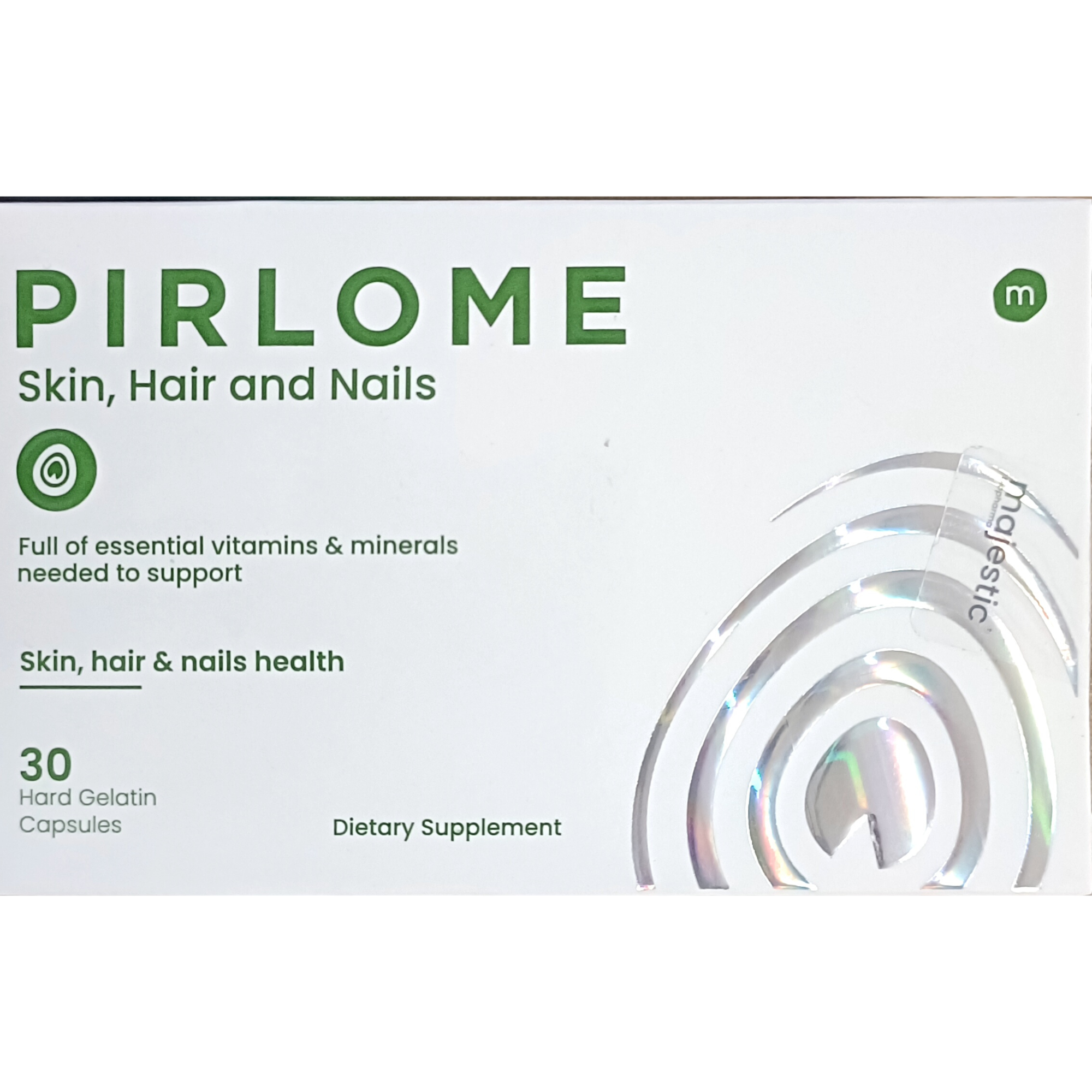 Perlom Hair and Nail Supplement 30 Capsules
