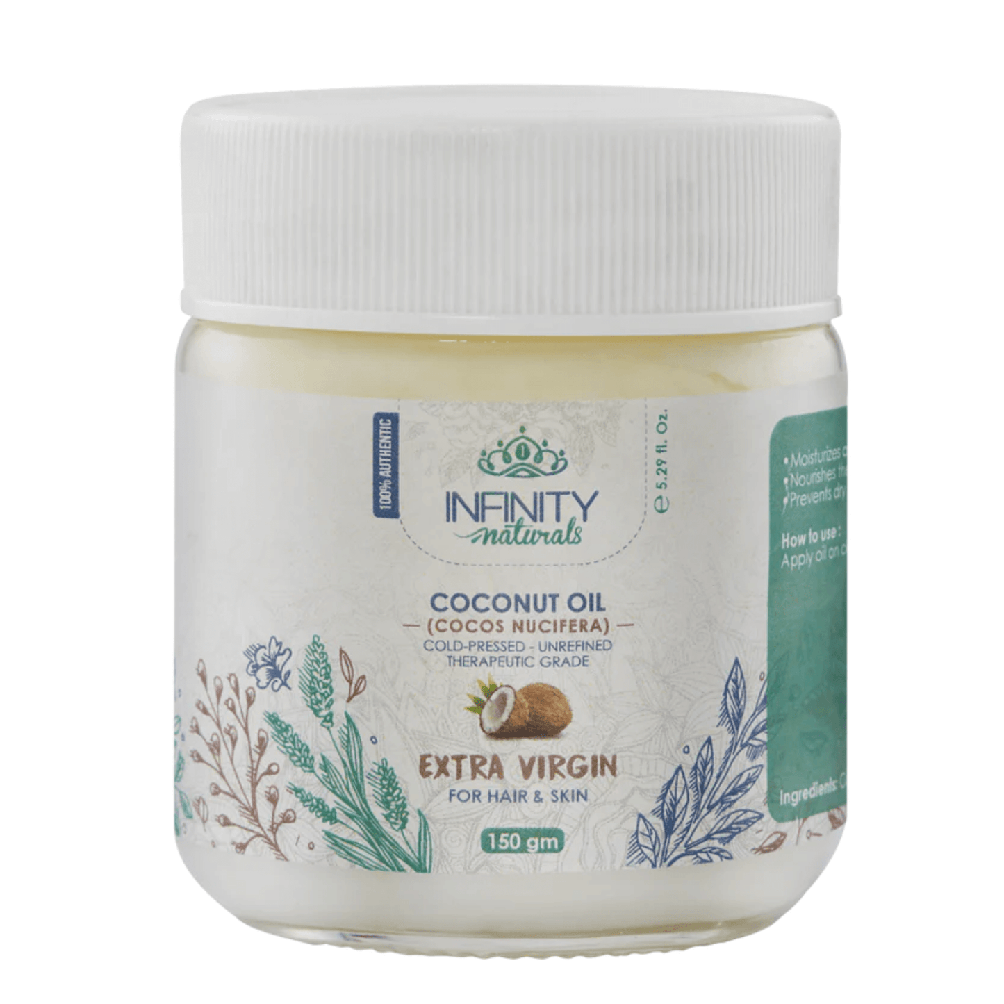 Infinity Natural Virgin Coconut Oil 150g