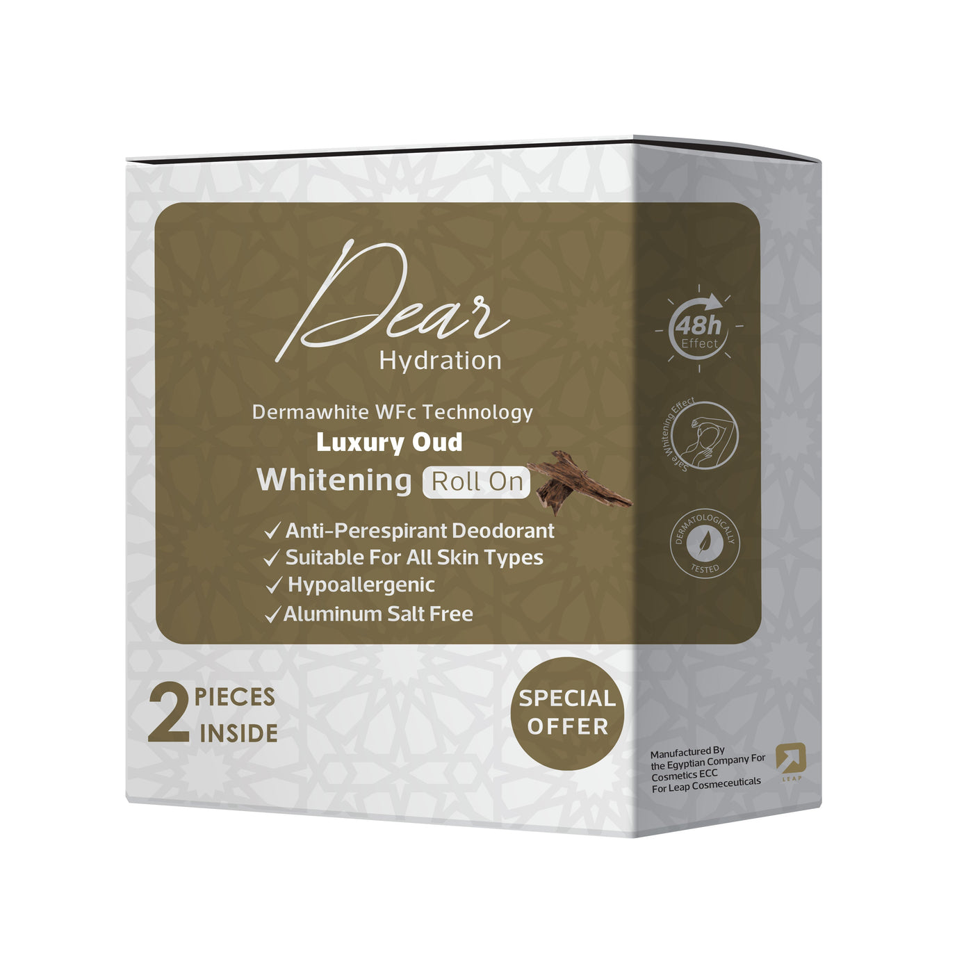 Deer Oud Roll-on Deodorant 60ml 1+1