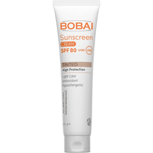 بوباي صن سكرين كريم تينتد معامل حماية 80  60 مل