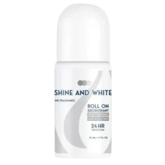 شاين اند وايت رول اون بدون رائحة 50 مل