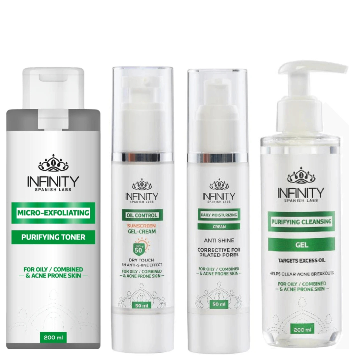 مجموعة البشرة الدهنية من انفينتي