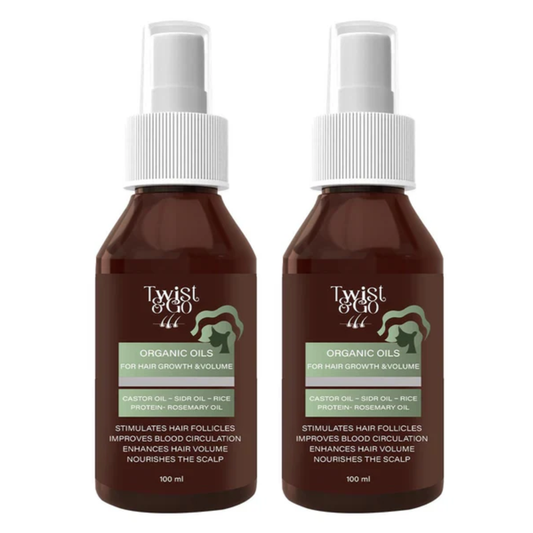 Twist & Go Organic Hair Growth Boosting Oil 100ml 1+1