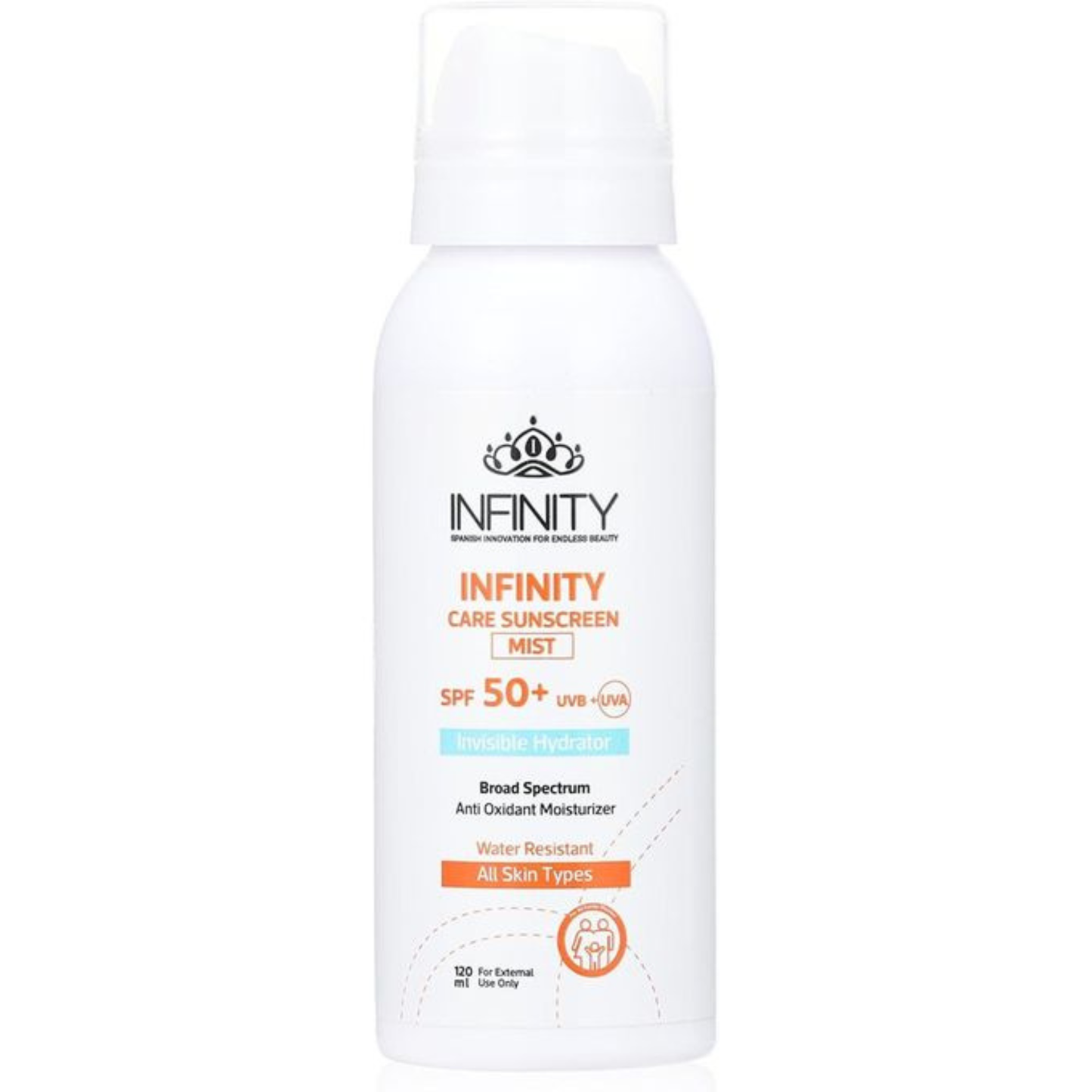Infinity Sunscreen Mist 120ml
