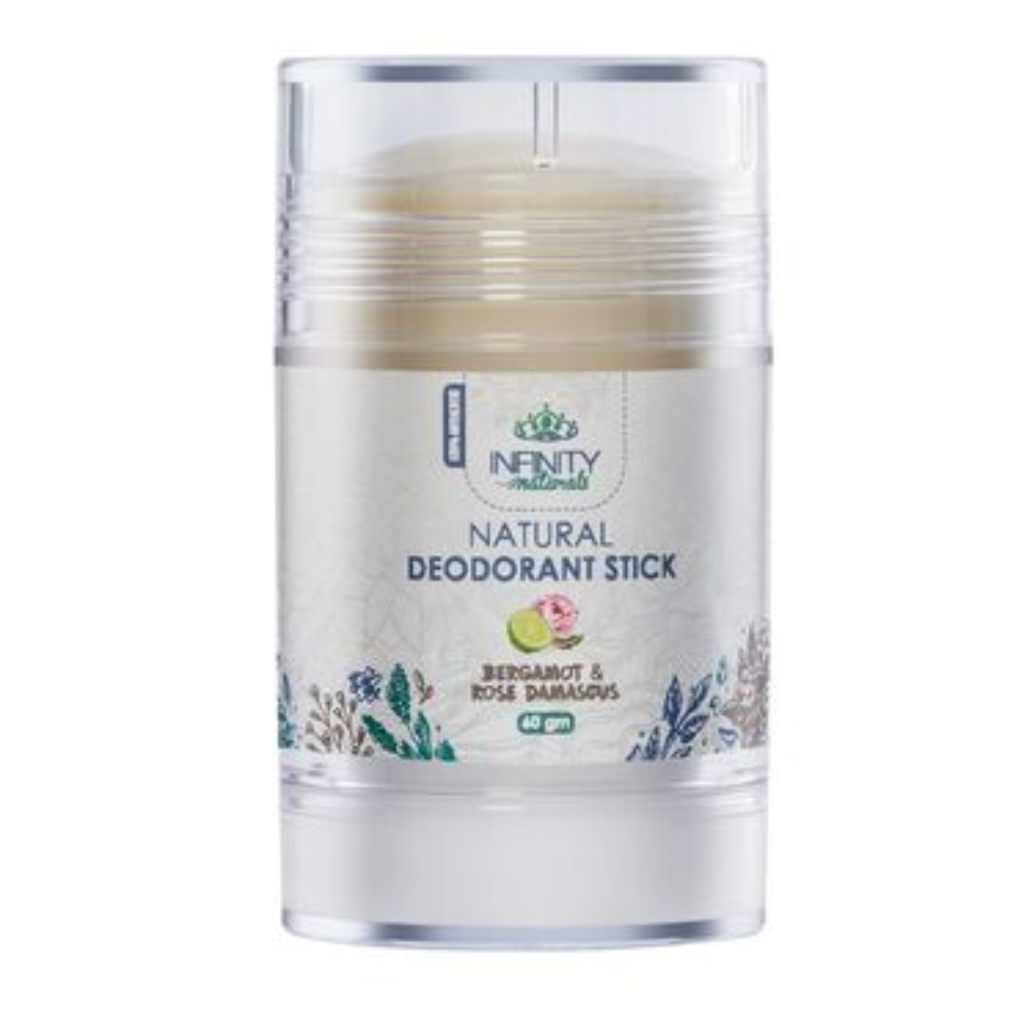 Infinity Naturals Stick Deodorant - Refreshing Bergamot 60g