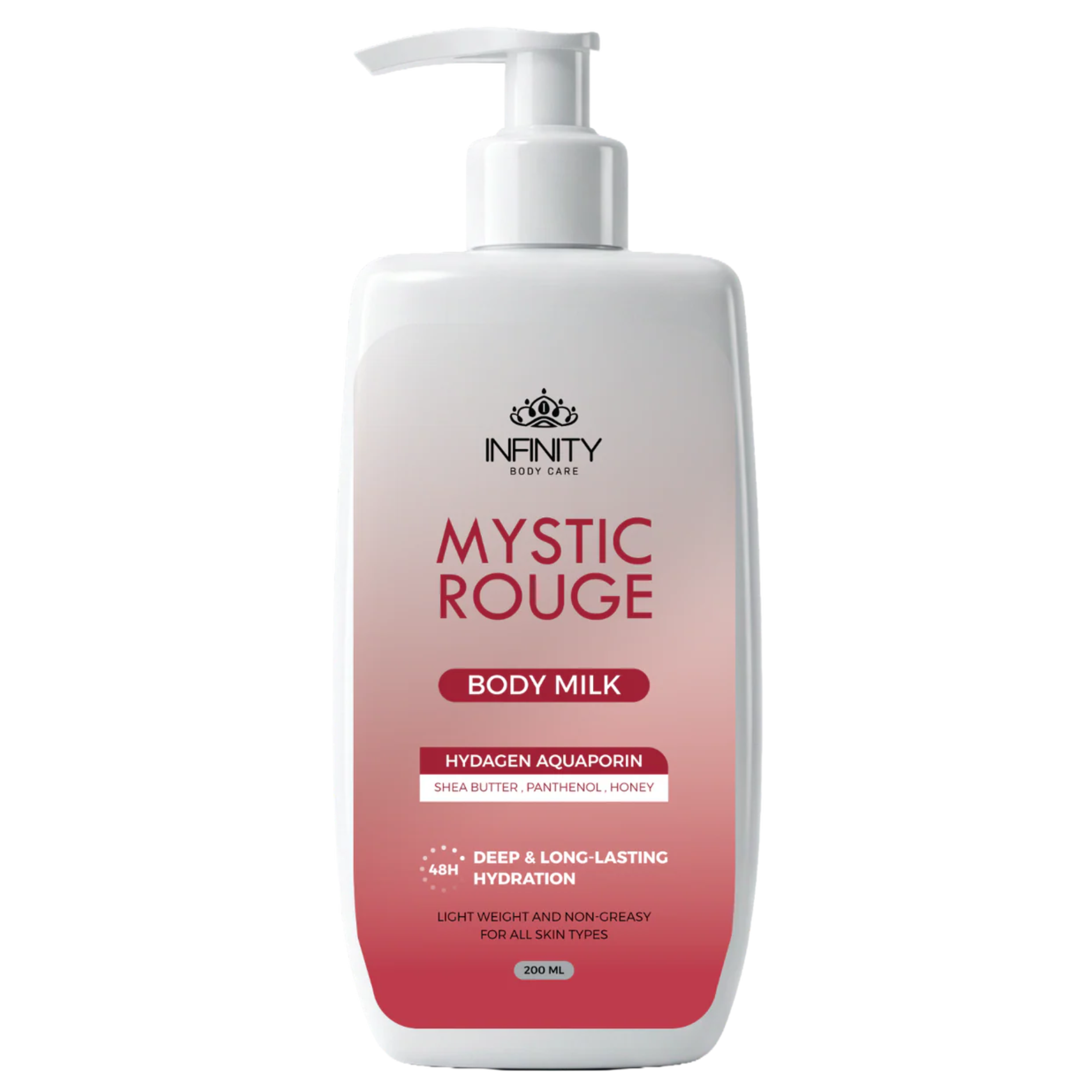 Infinity Body Milk Mystic Rouge 200 ml