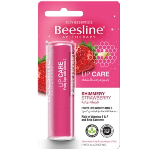 Beesline Lip Shimmer Strawberry 4g