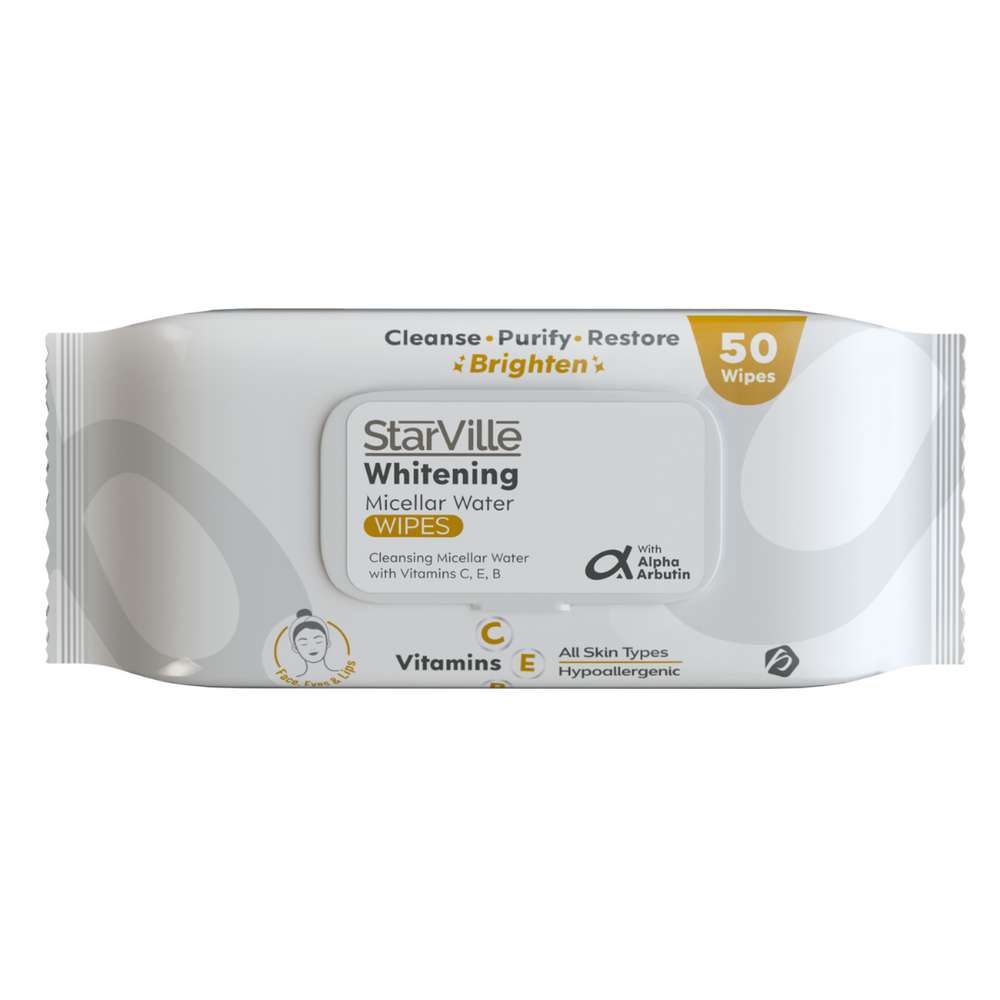 Starville Whitening Deodorant Wipes 50 Wipes