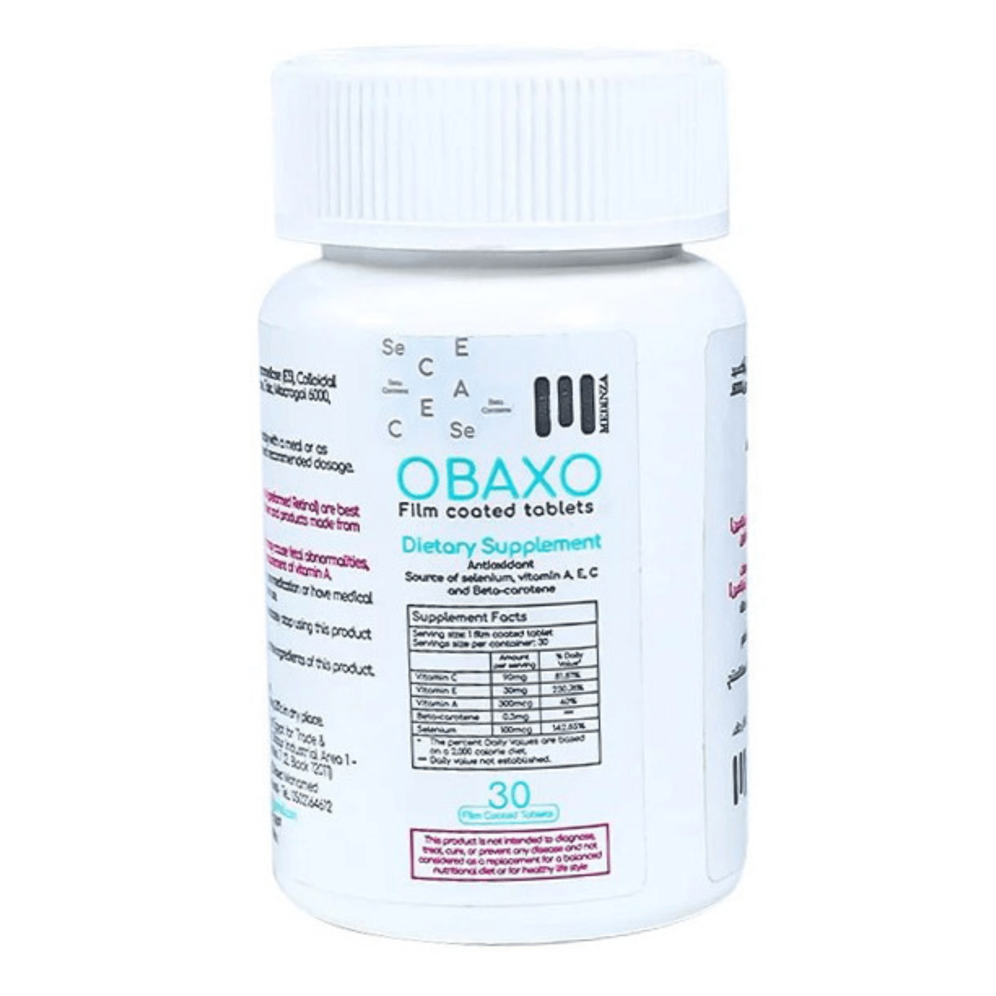 obaxo Multivitamin 30 Tablets