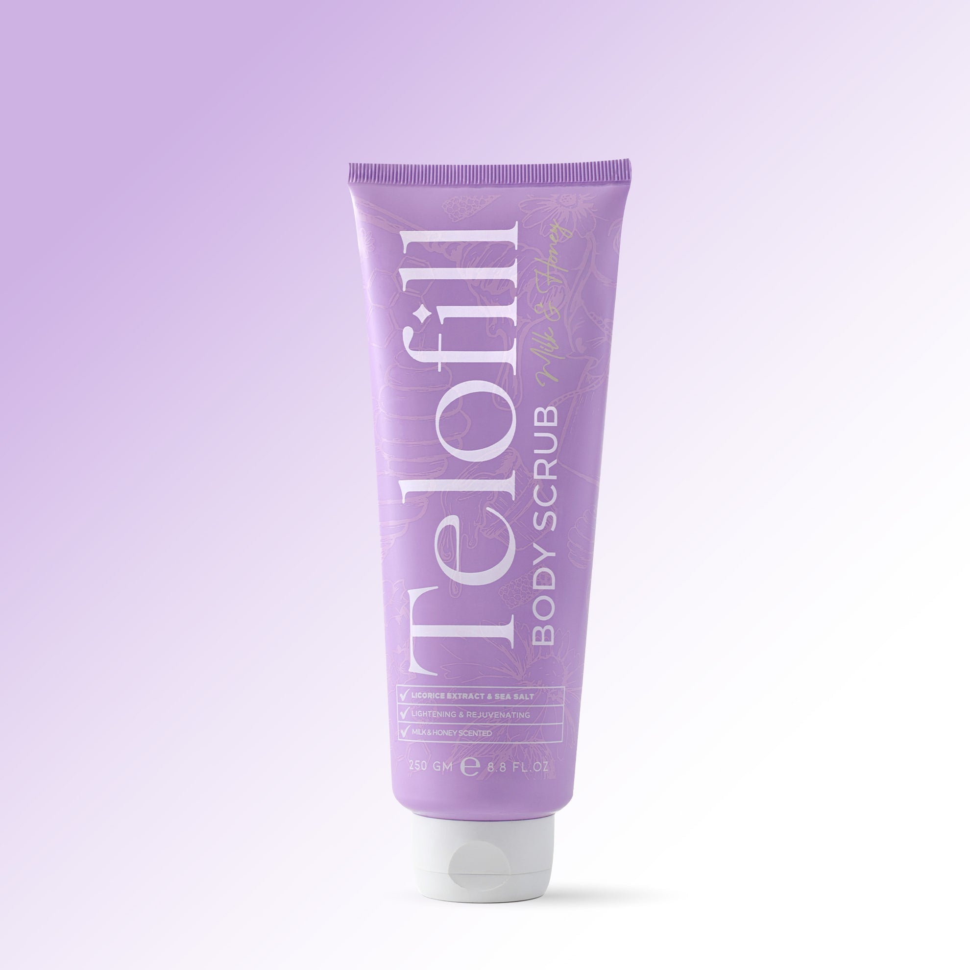 Telofill Milk & Honey Body Scrub 250ml