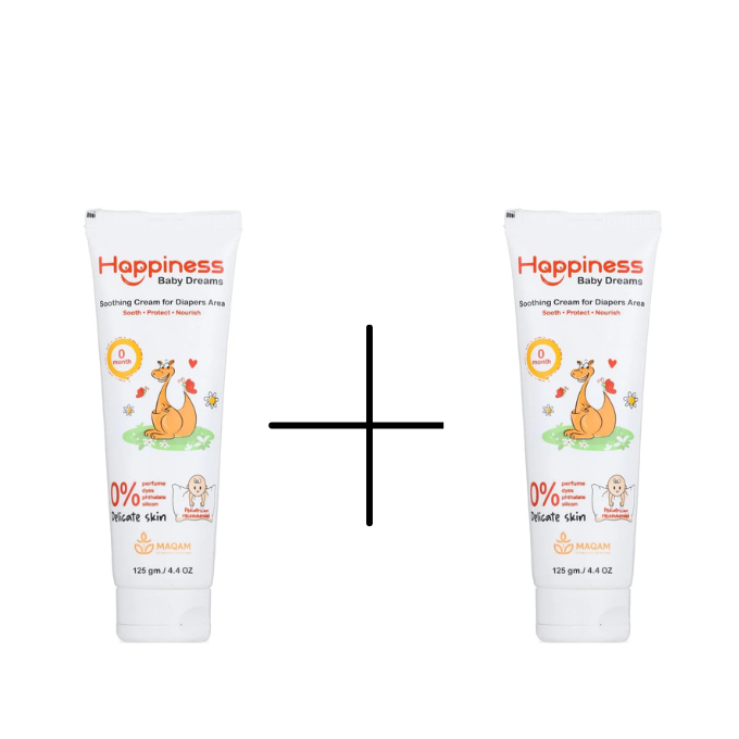 Happiness Diaper Cream for Babies 125g, 2 Pieces