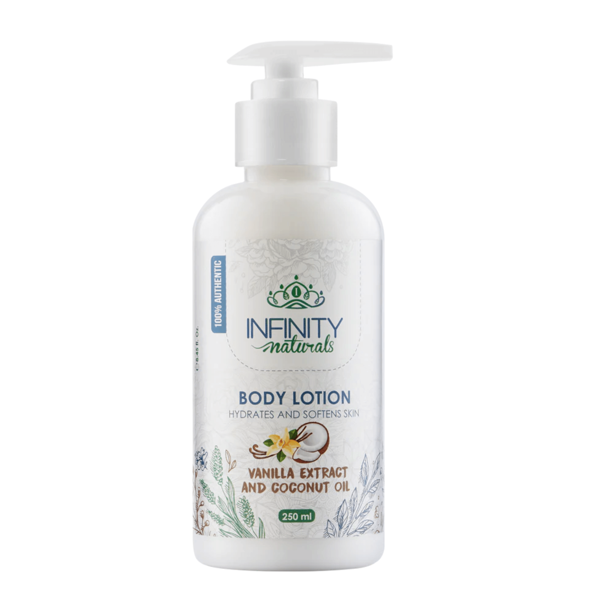 Infinity Natural Moisturizing Body Lotion with Vanilla & Coconut 250gm