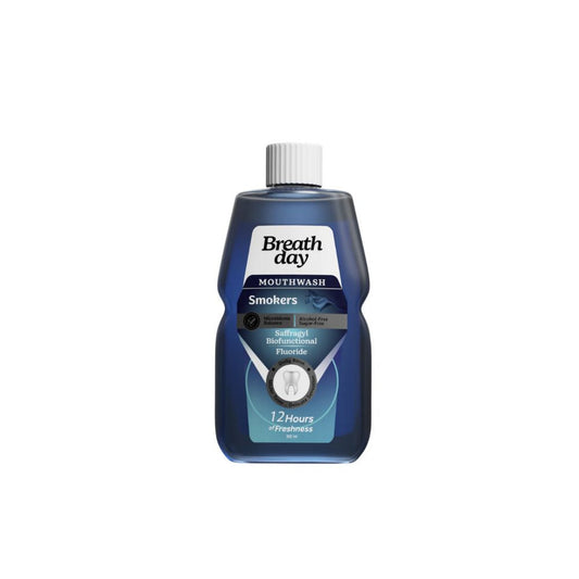 بريث داي غسول للفم للمدخنين ازرق 300 مل