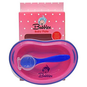 بابلز طبق غذائى (روز*ازرق)