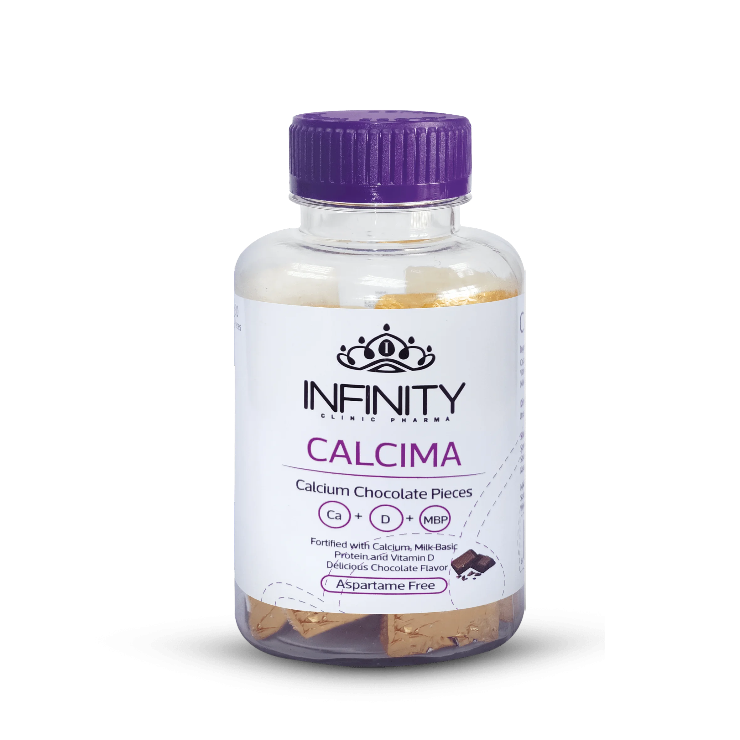 Infinity Calcima Calcium Chocolate Pieces 30 pieces