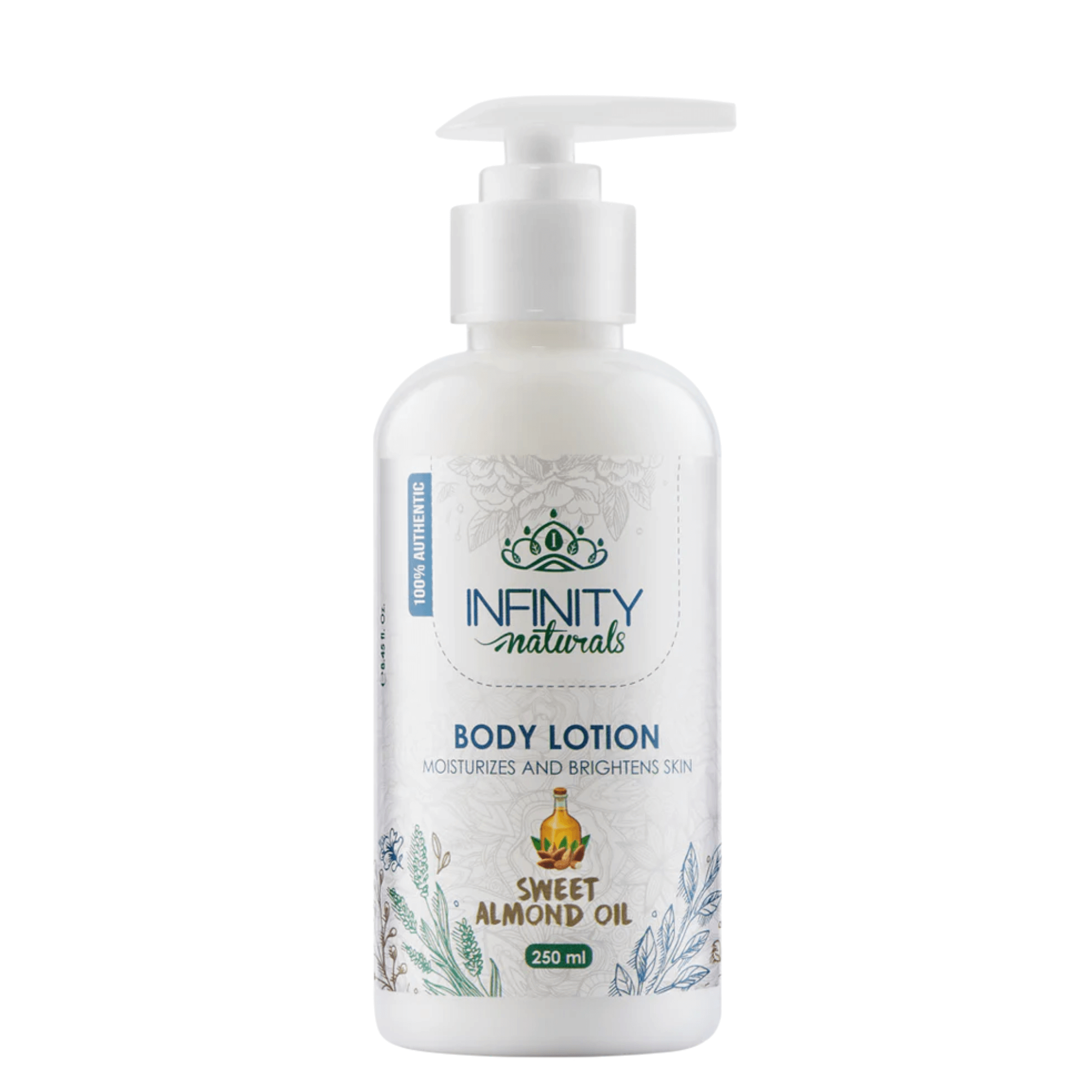 Infinity Natural Body Lotion with Sweet Almond, 250gm