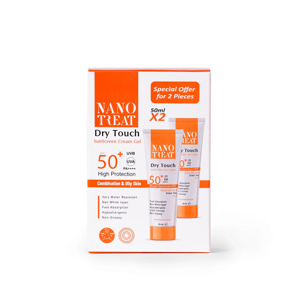 Nanotreat Cream Gel Sunscreen Dry Touch 50ml 1+1