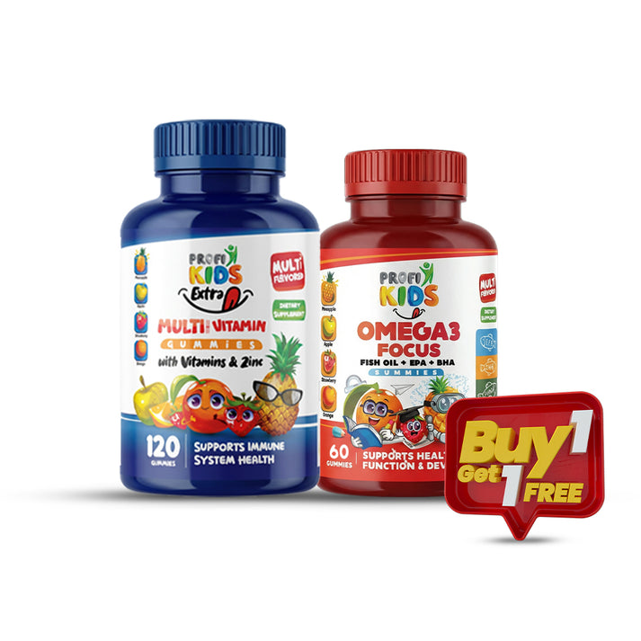 Provi Kids Multi Vitamin 120 Tablets + Omega 60 Tablets Gift