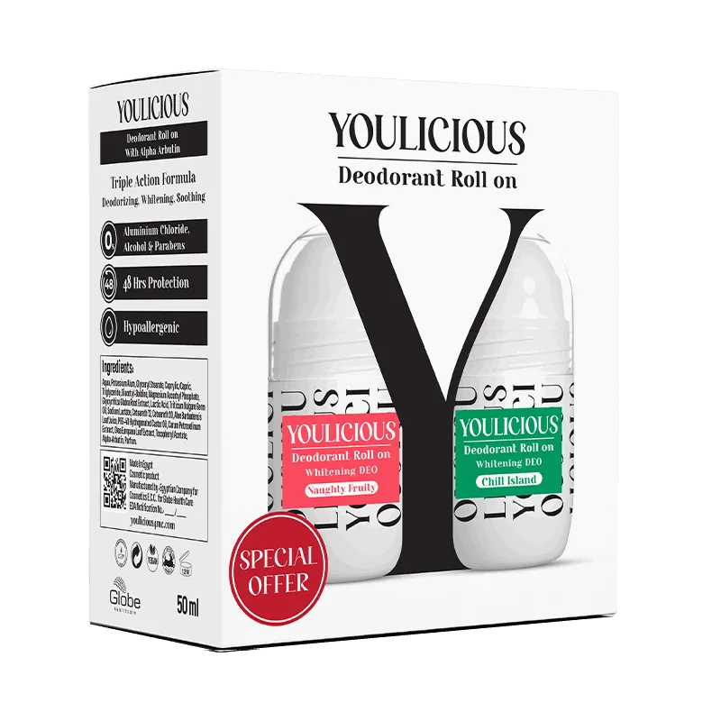 Ulric de Varens Roll-on Chill Island 50ml + Naughty Fruity 50ml - 1+1 Offer