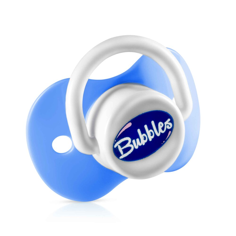 Bubbles Standard Pacifier 6 Months - Blue