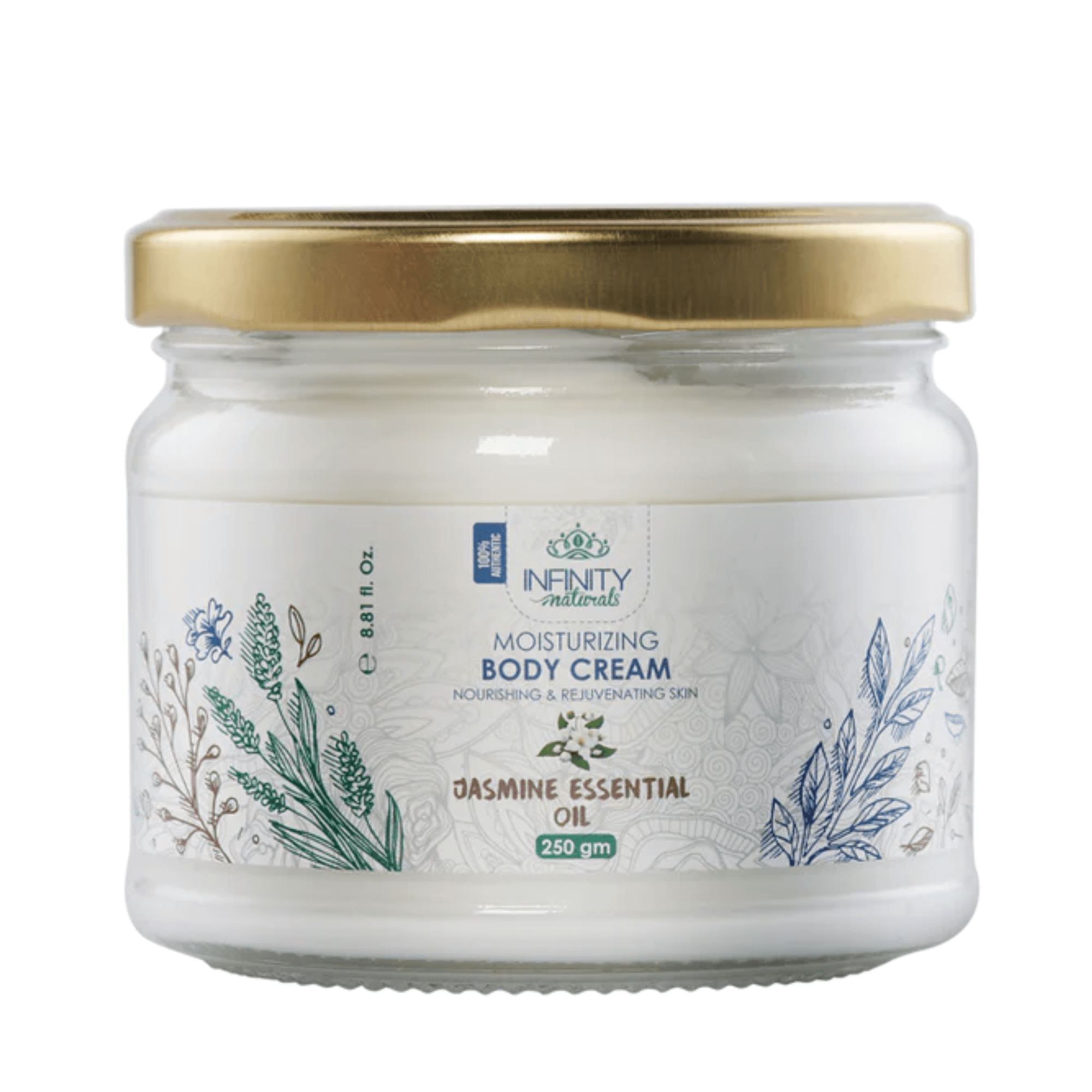 Infinity Natural Jasmine Body Moisturizing Cream 250gm