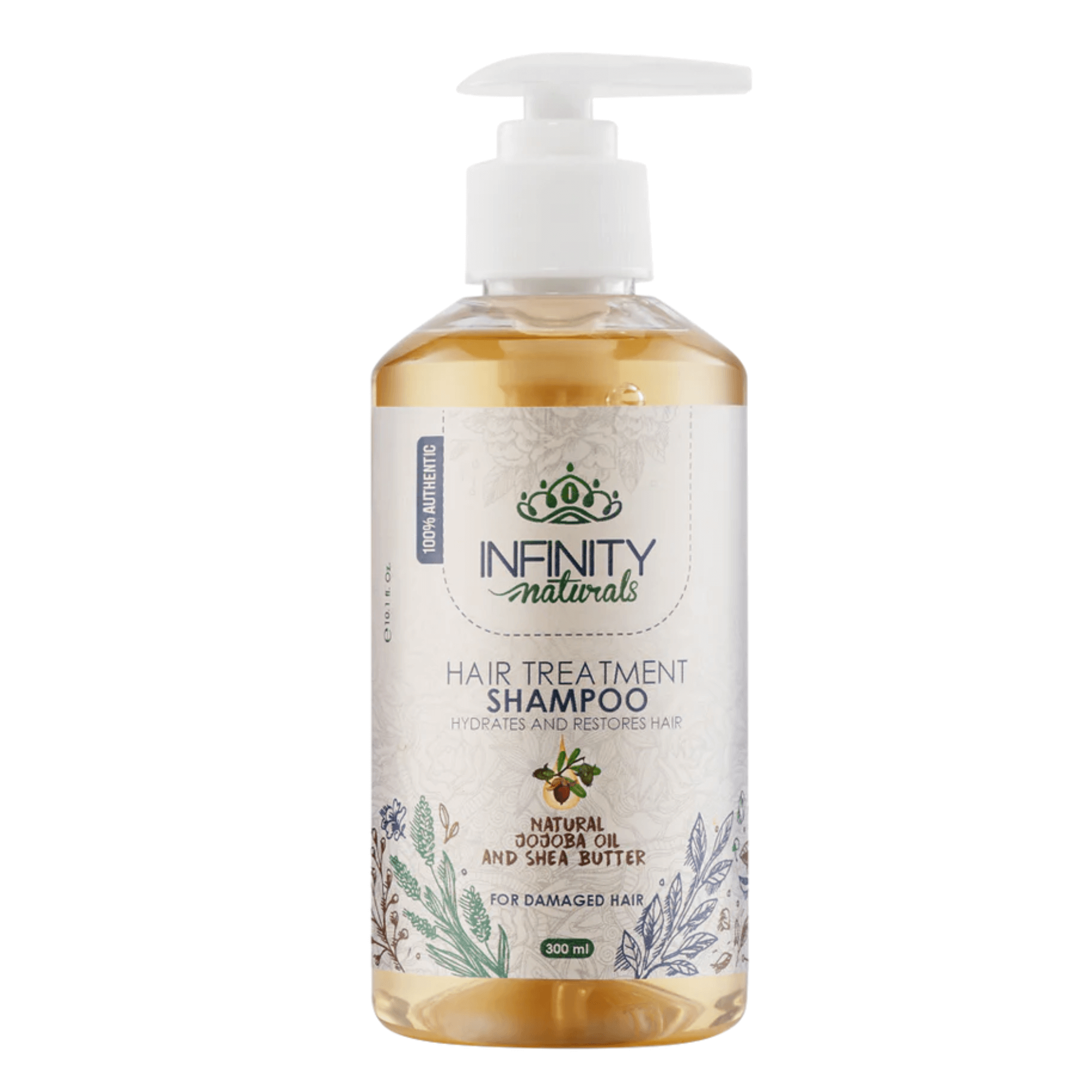 Infinity Natural Damaged Hair Shampoo with Shea and Jojoba 300 ml