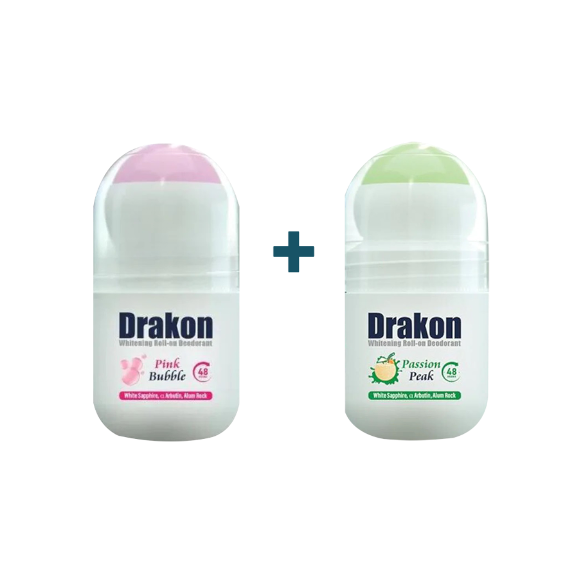 Drakon Roll-On Deodorant Candy 50ml + Roll-On Deodorant Passion 50ml