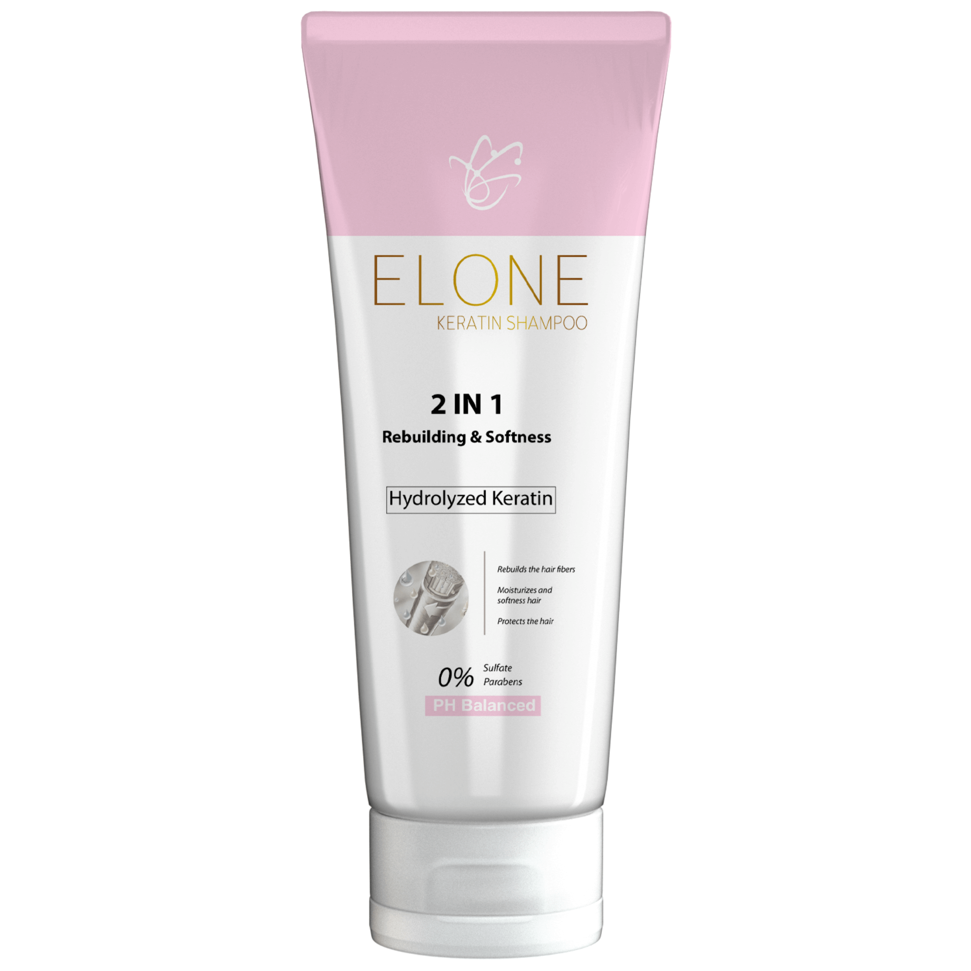 Bluebell Elon Moisturizing Hair Shampoo with Keratin 200ml