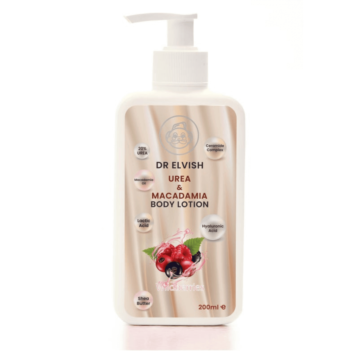 Dr. ElFish Moisturizing Body Lotion with Urea - Berry Scent 200ml