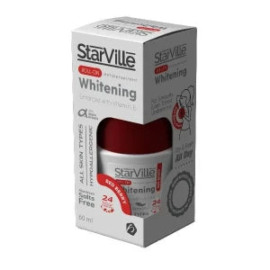 Starville Whitening and Anti-perspirant Roll-on with Red Berry Scent 60ml