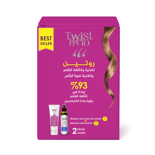 Twist and Go Hair Loss Lotion 250ml & Twist and Go Medical Shampoo 250ml Offer