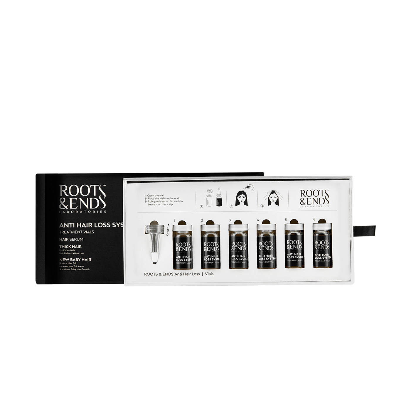 Roots & Ends Hair Loss Treatment Ampoules 10 Ampoules