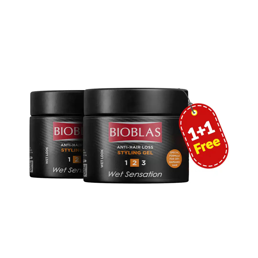 Bioplas Anti-Hair Loss Gel Sensation Wet Look 150ml 1+1