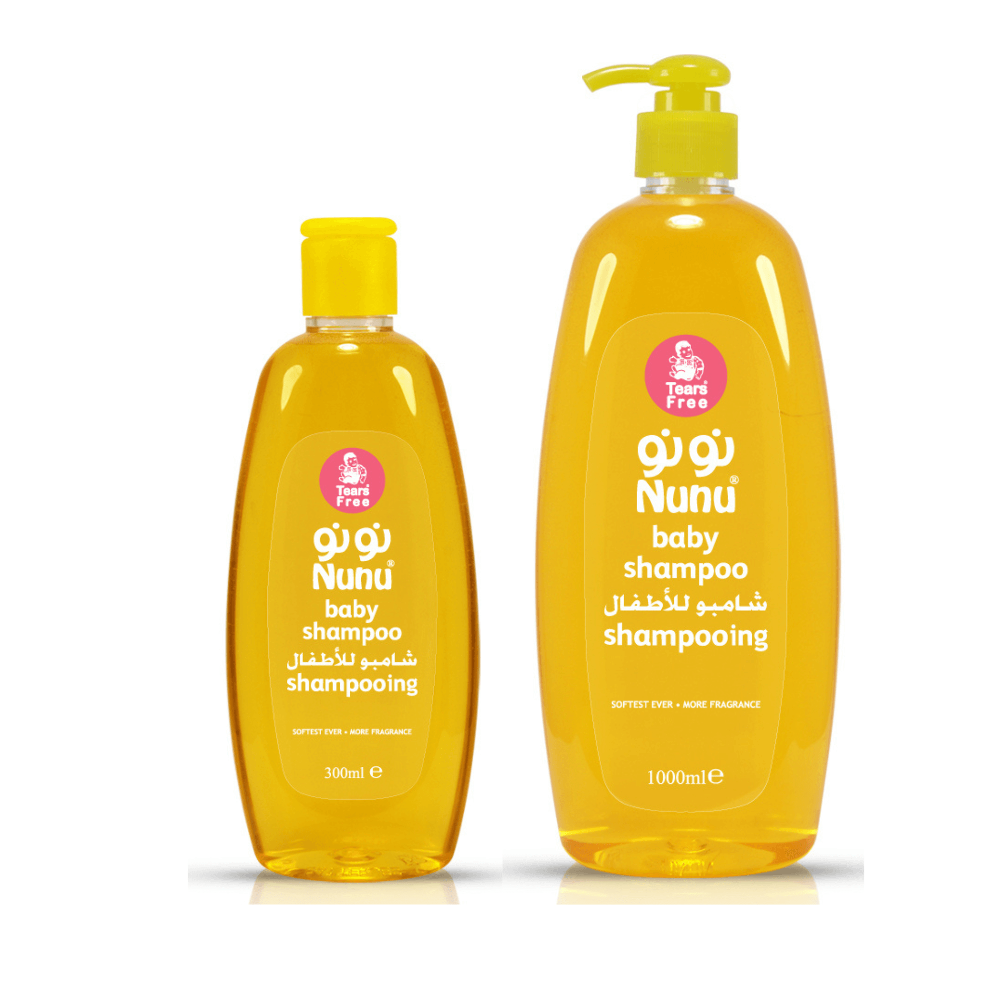 Nunu Baby Shampoo 1 Liter + Shampoo 300ml